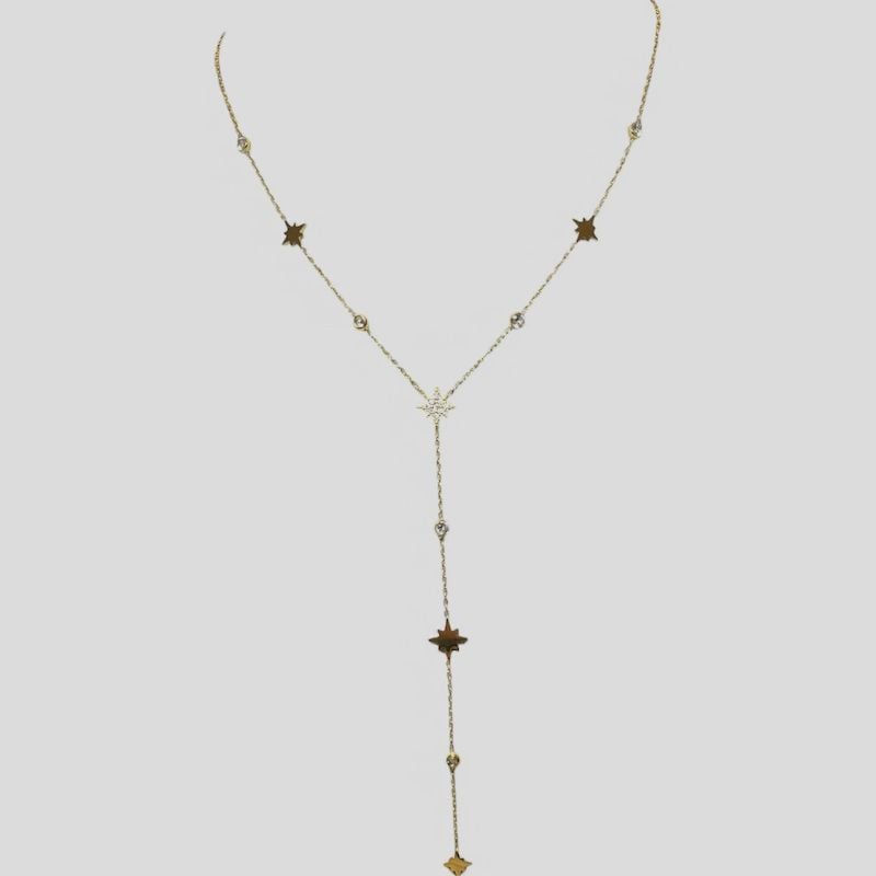 COLLAR DE ESTRELLAS ESTILO ROSARIO