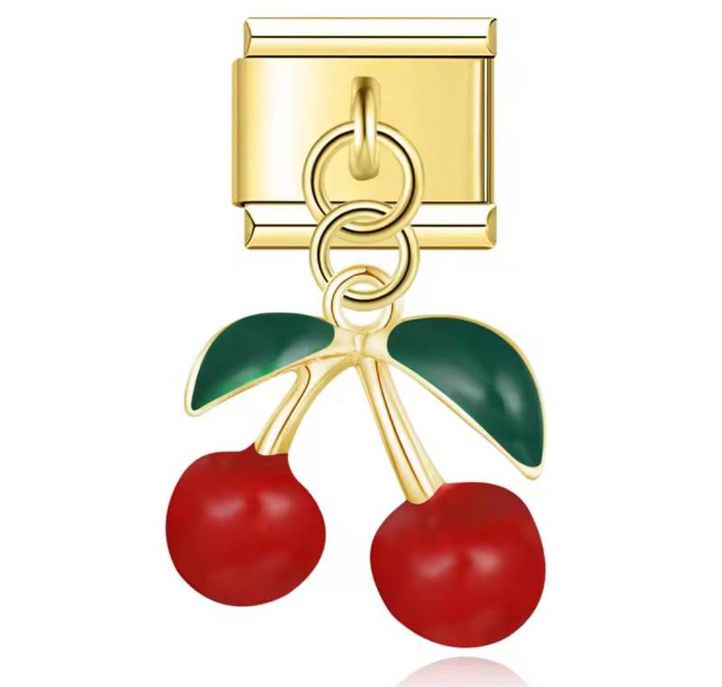 CEREZAS COLGANTES DORADAS