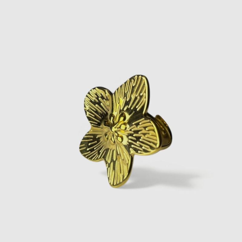 ANILLO FLORAL DORADO