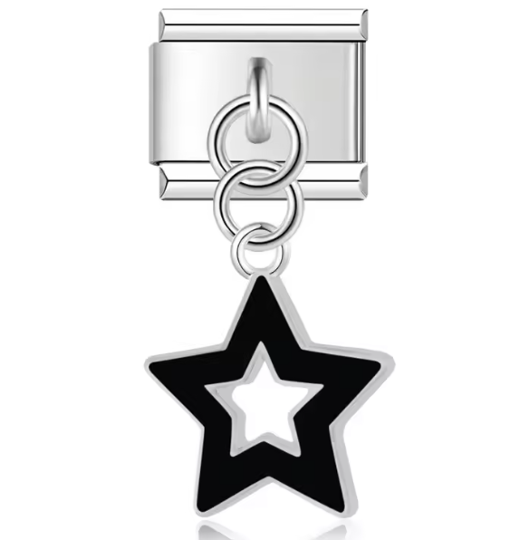 CHARM ESTRELLA DOBLE NEGRA