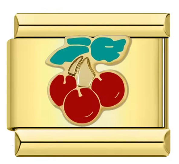 CHARM DE CEREZA DORADO