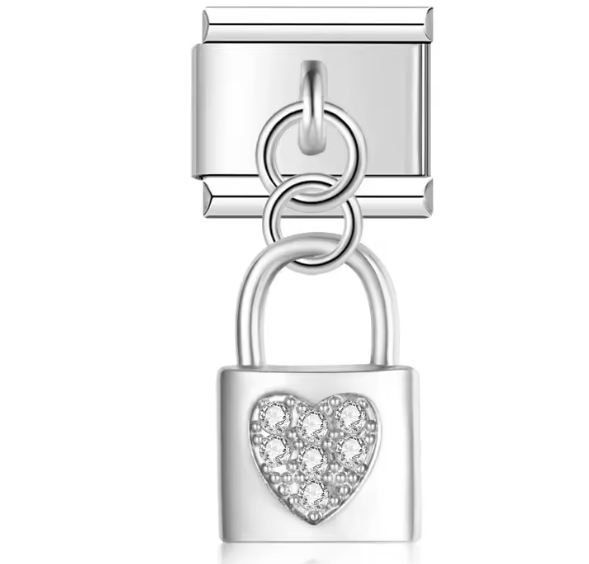 CHARM CANDADO PLATEADO