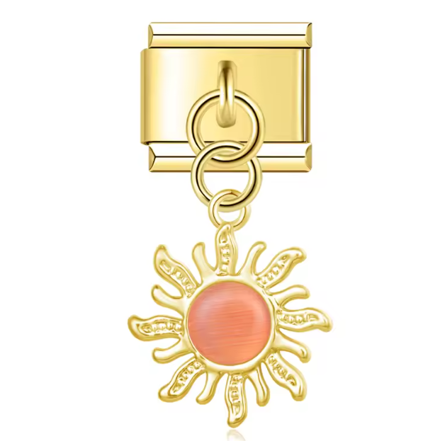 CHARM DORADO NARANJA
