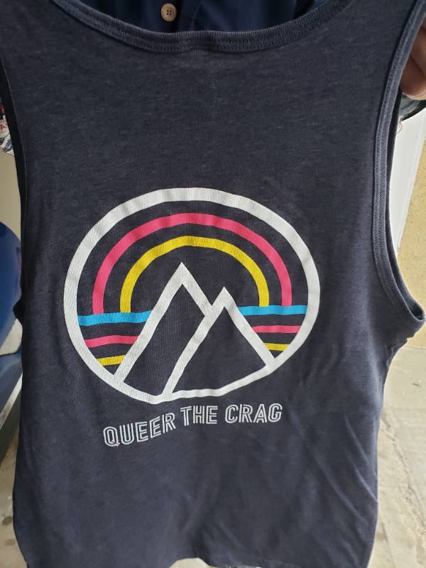 QTC Heather Navy Tank