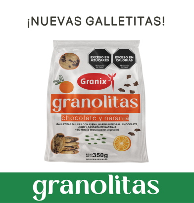 GRANOLITAS CHOCOLATE Y NARANJA 10 x 350 g