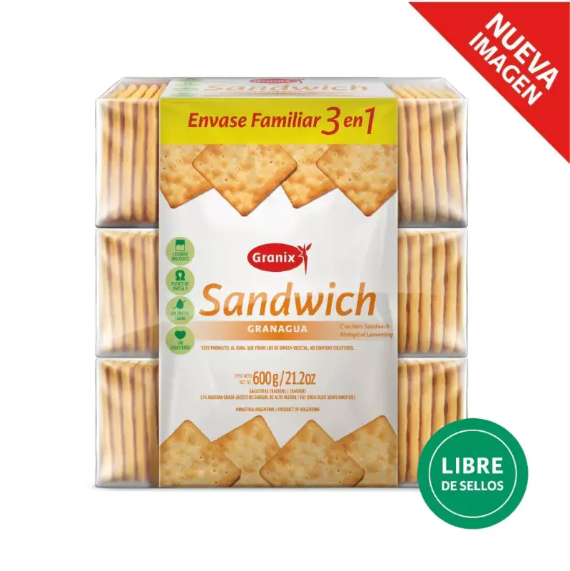 GRANAGUA SANDWICH 8 x 600 g