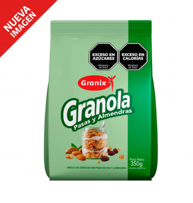 GRANOLA CROCANTE PASAS Y ALMENDRAS 8 x 350 g