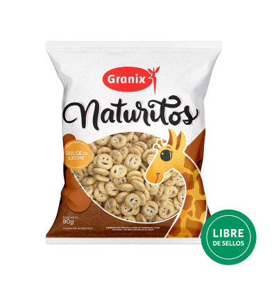NATURITOS sabor DULCE DE LECHE 10 x 90 g