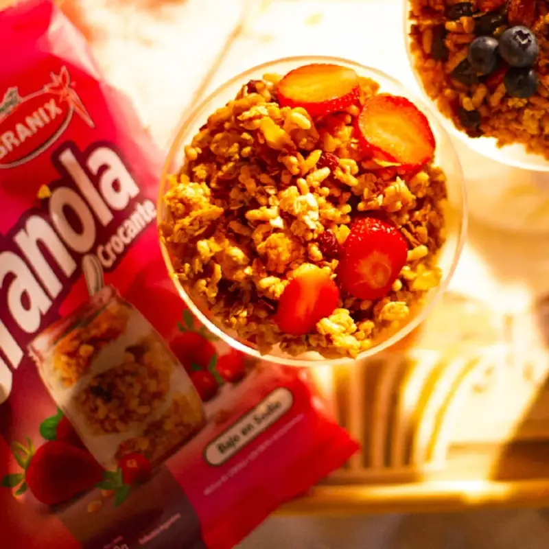 GRANOLA CROCANTE FRUTOS ROJOS x 3 kg