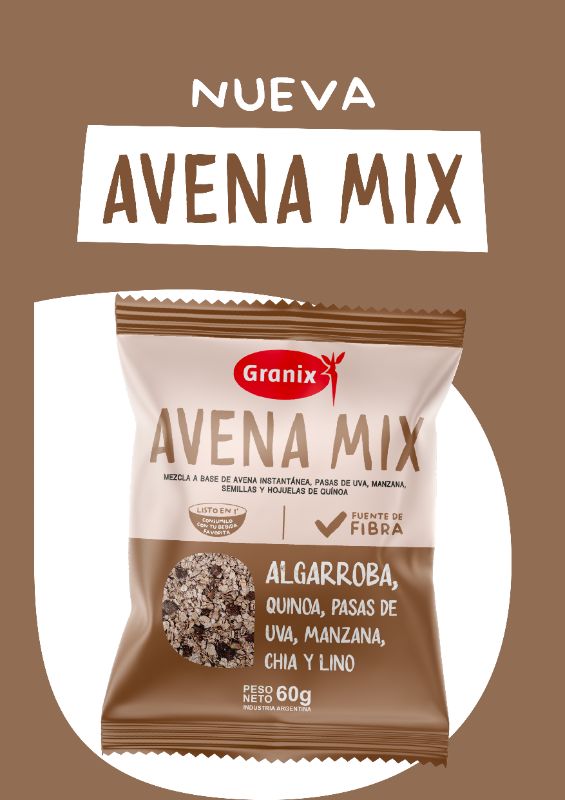 AVENA MIX ALGARROBA 12 x 60 g