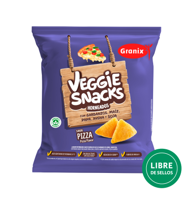 VEGGIE SNACKS sabor PIZZA 12 x 45 g