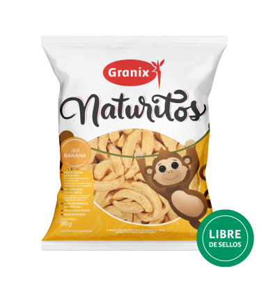 NATURITOS sabor BANANA 10 x 90 g