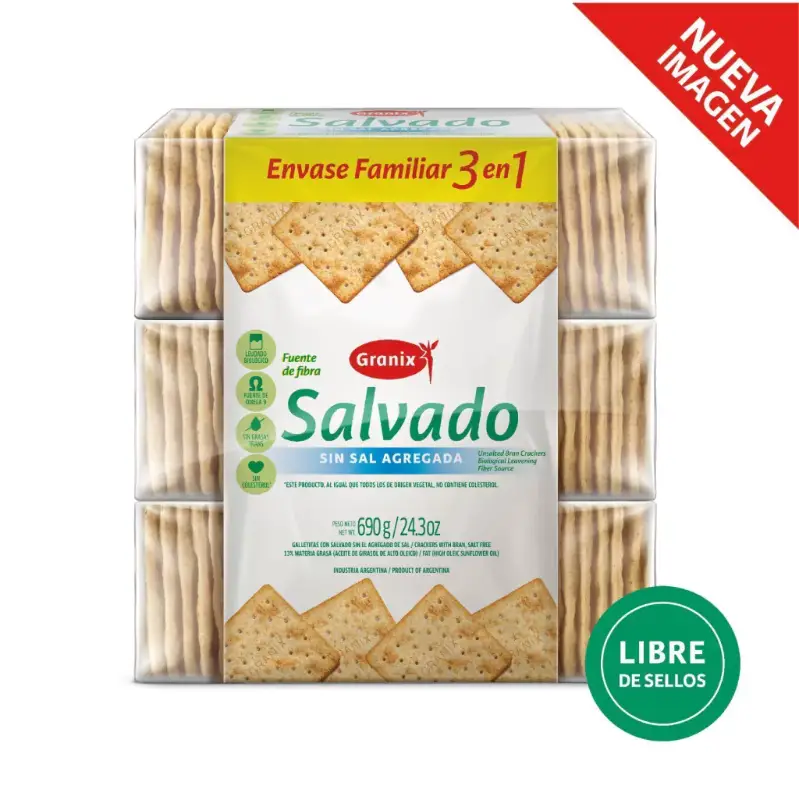 SALVADO SIN SAL 8 x 690 g