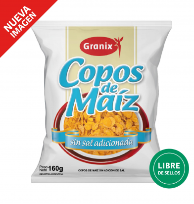 COPOS DE MAIZ SIN SAL x 3 kg