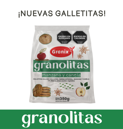 GRANOLITAS MANZANA Y CANELA 10 x 350 g