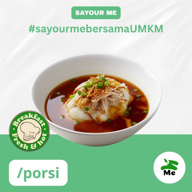 Bubur Ayam Kuah Hitam/porsi