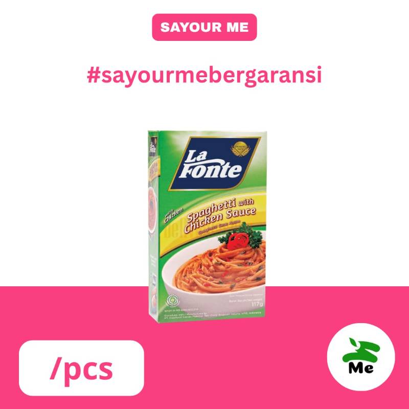 La fonte spaghetti saus chicken [117gr]
