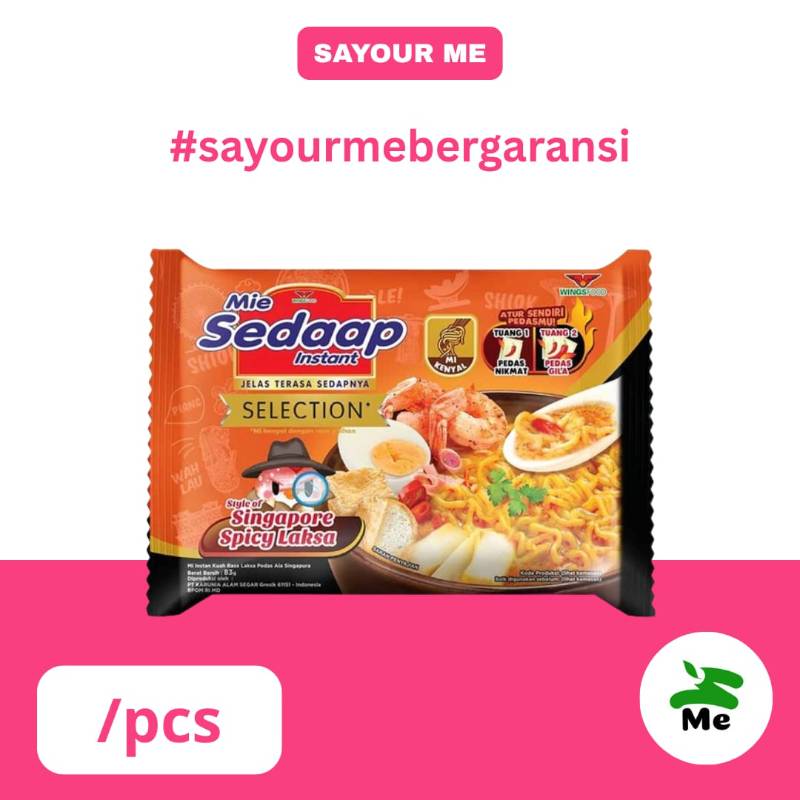 Sedaap Mi Singapore Spicy Laksa [pcs]