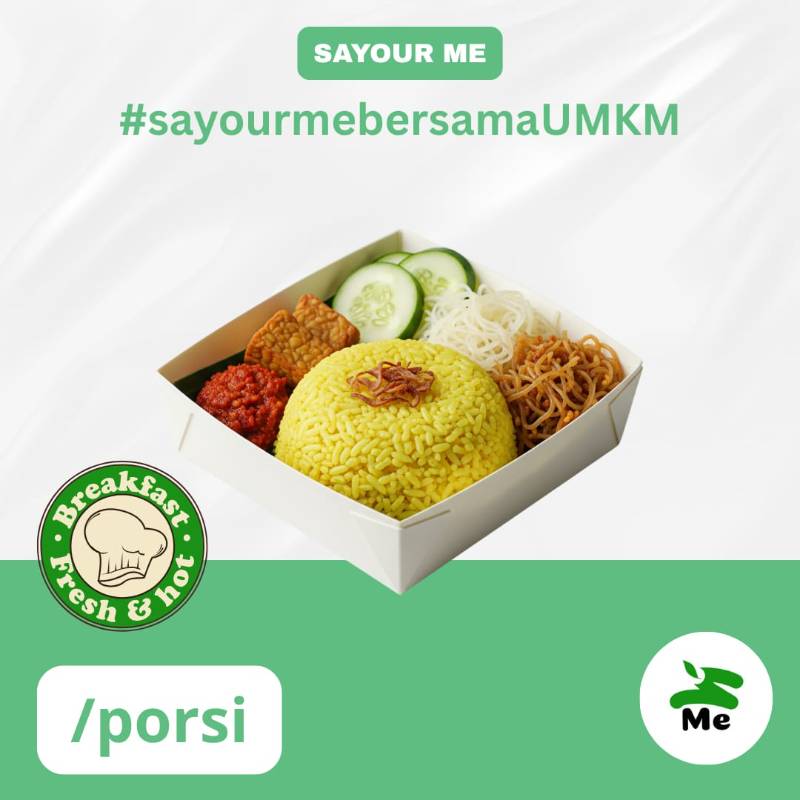 Nasi Kuning+Sambal/porsi