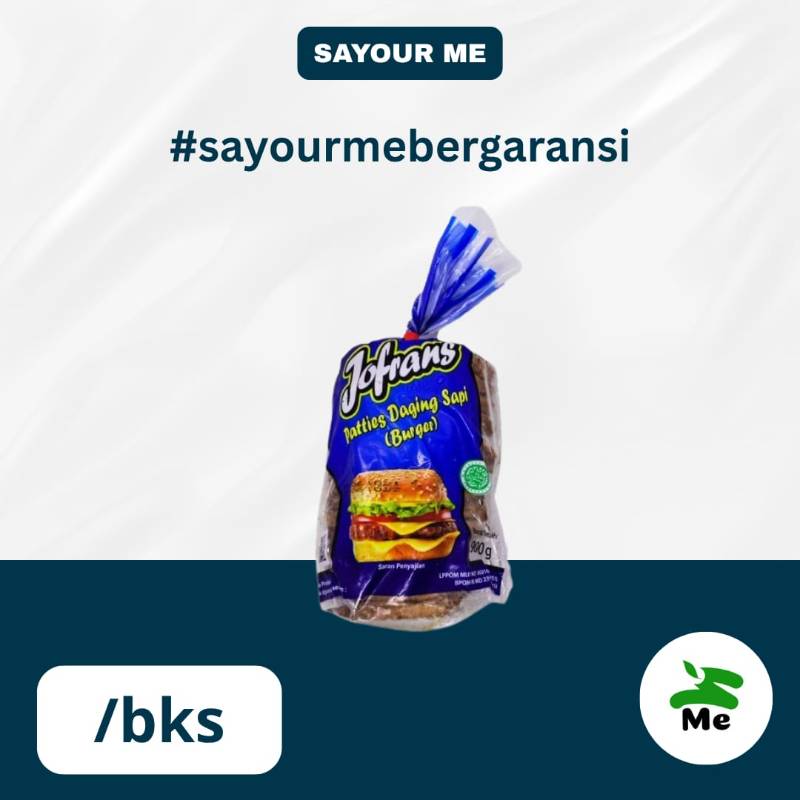 Jofrans Daging Burger Sapi [900gr]