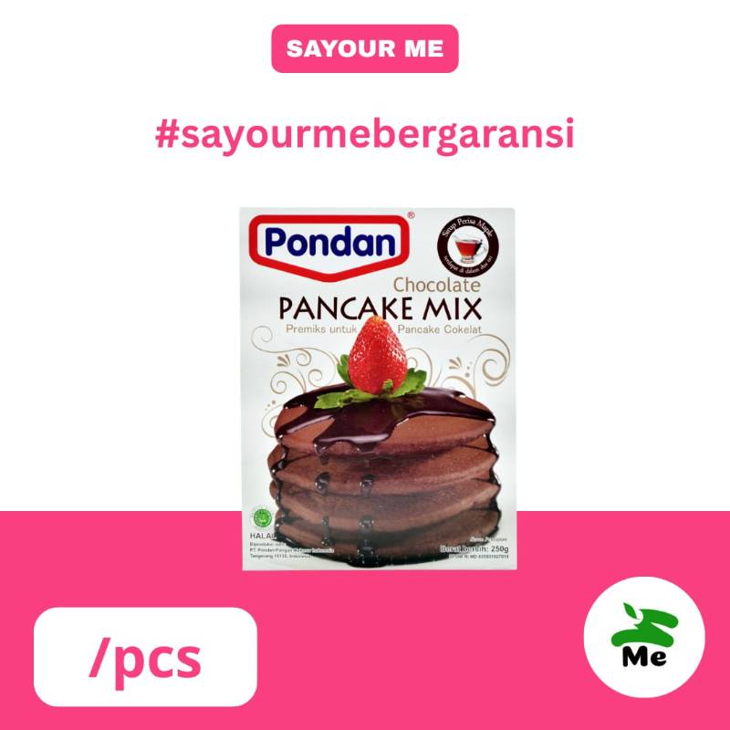 Pondan pancake coklat [250gr]