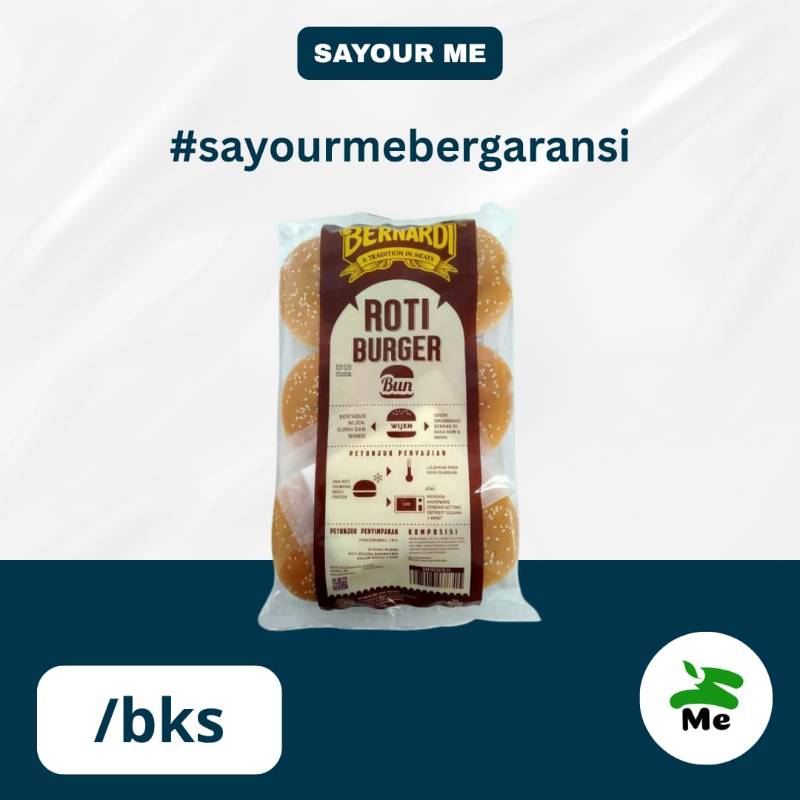 Berrnardi Roti Burger Wijen [6pcs]