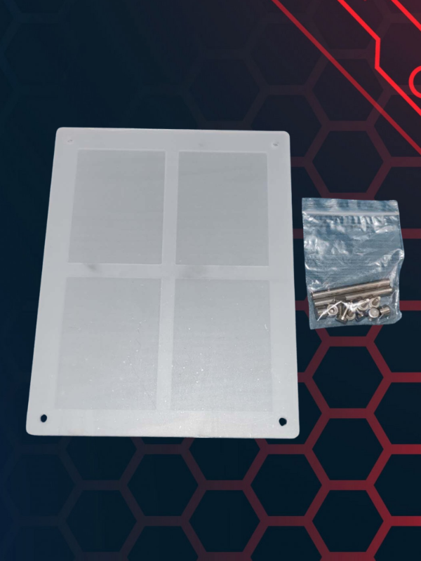 ACRYLIC DISPLAY 4 SLOTS 6.5X9CM
