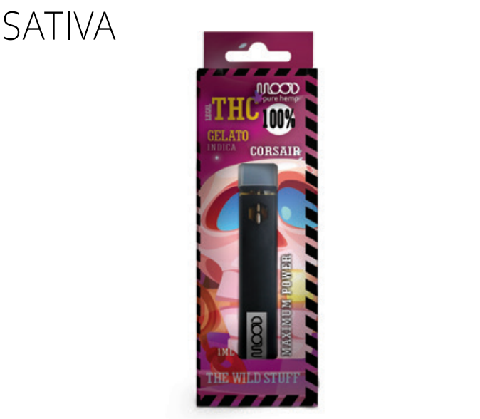 Mood THC Vape Corsair Gelato - Sativa 1ml / mph.0417