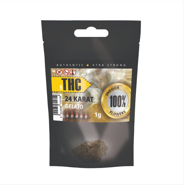 Panda THC Ανθός 24 Karat Gelato 1gr / pnd.0603