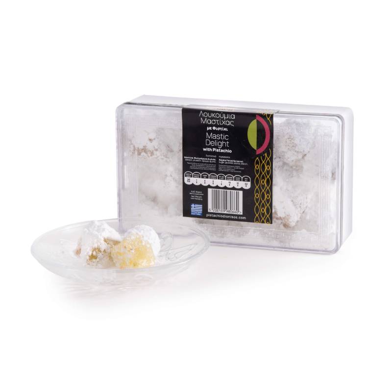 Λουκούμια Μαστίχας με Φιστίκι 400γρ