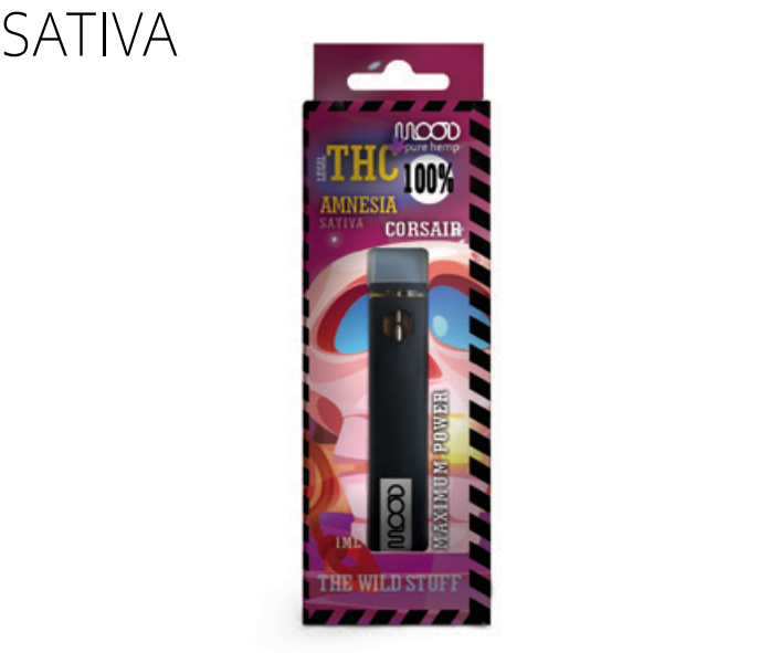 Mood THC Vape Corsair Amnesia - Sativa 1ml / mph.0413
