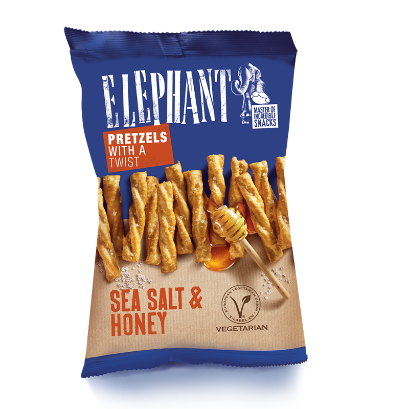 Στριφτά Pretzel με Θαλασσινό Αλάτι 80gr / kab178