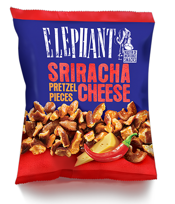 Κομμάτια Pretzel Γλασαρισμένα με Πικάντικο Τυρί Sriracha 125gr / kab156