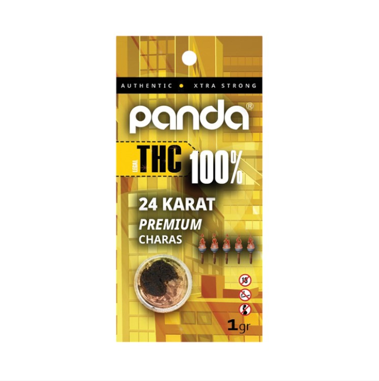 Panda THC 24 Karat Premium Charas 1gr / pnd.0619