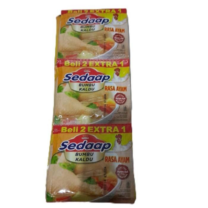 Sedap Bumbu Kaldu Sachet 1 Renteng