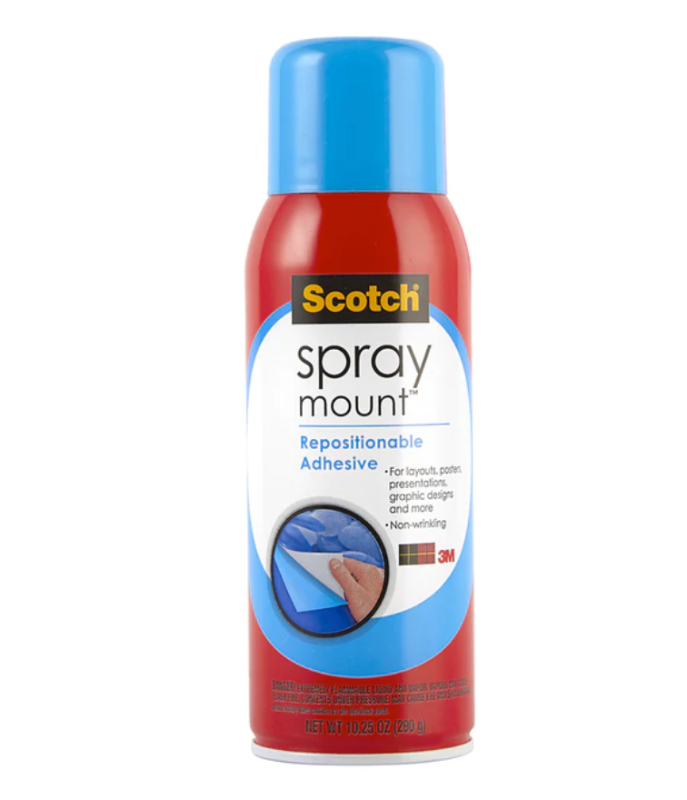 scotch spray mount repositionable adhesive 10.25oz