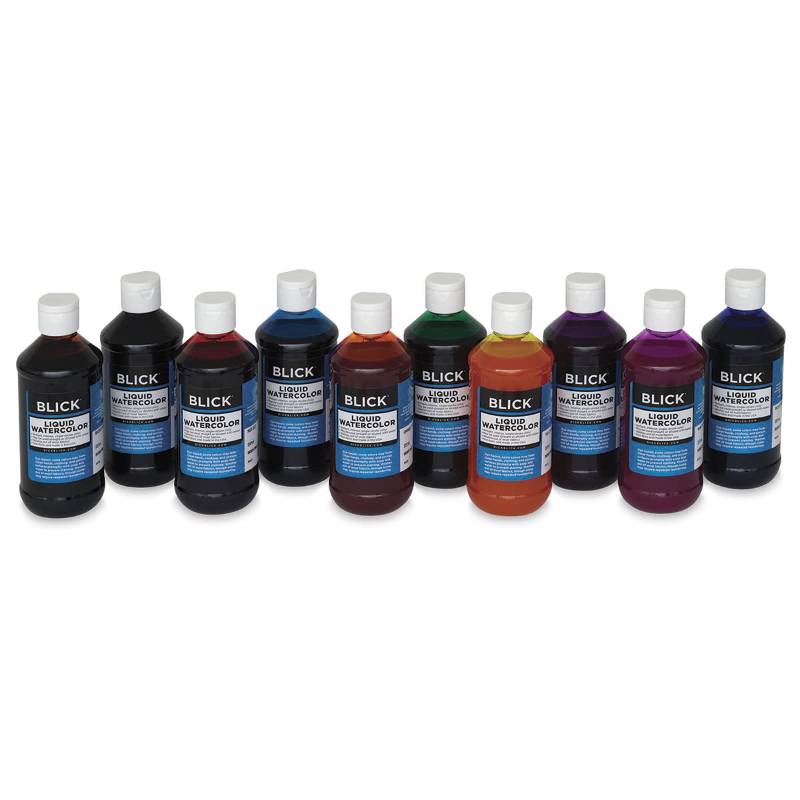 Liquid Watercolor Primary Set of 10