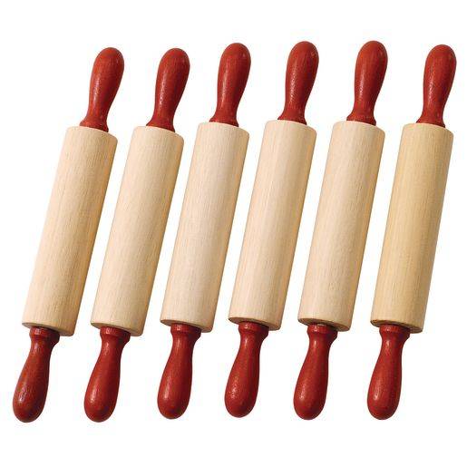 Mini Rolling Pins, set of 12 for claytoon clay