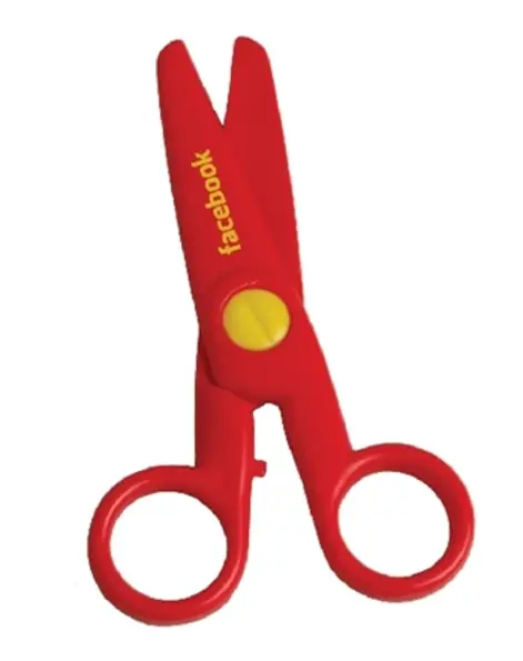 Bladeless Saftey Scissors, Set of 12