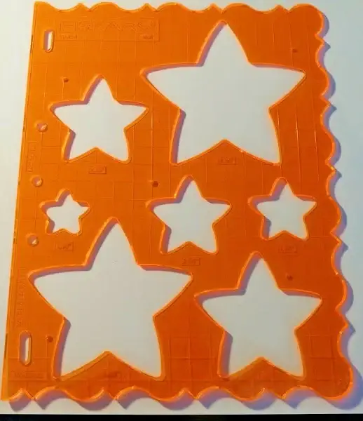 Fiskars Shape Template, Stars