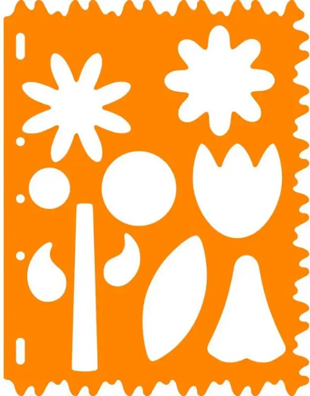 Fiskars Shape Template, Flowers