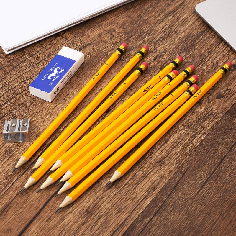 Pencil Class Set Including Erasers and Sharpeners