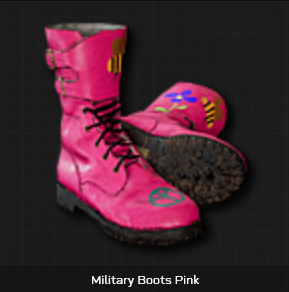 Military Boots-Pink