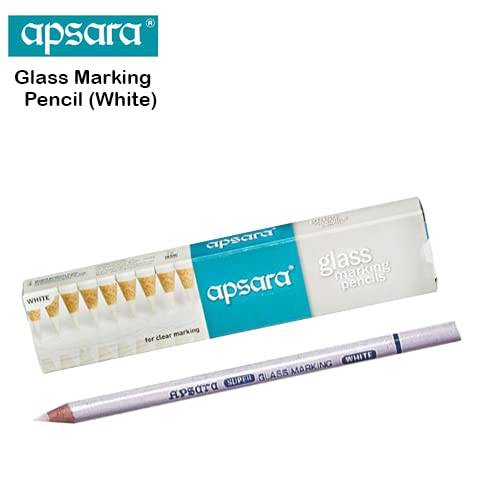Apsara White Glass Pencil