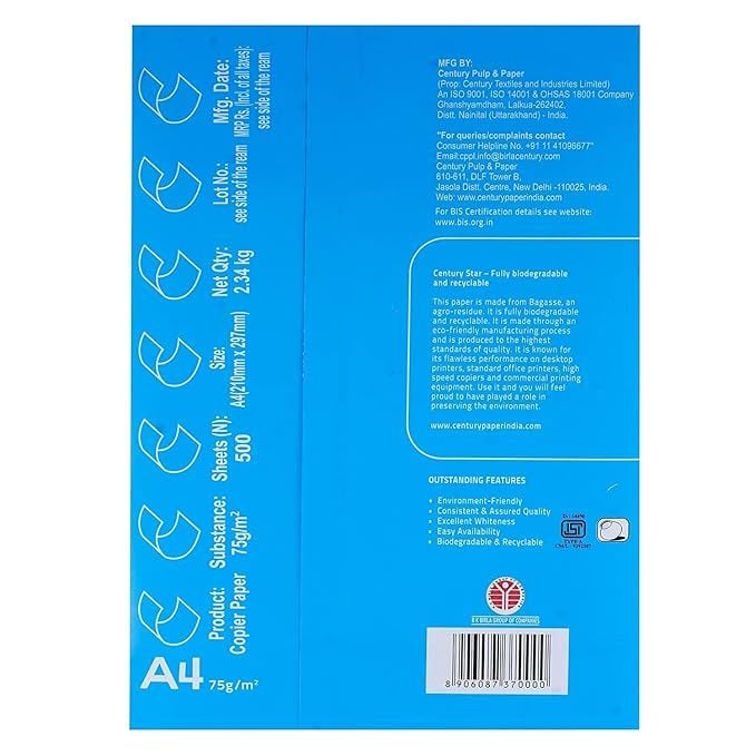 A4 Papers Century