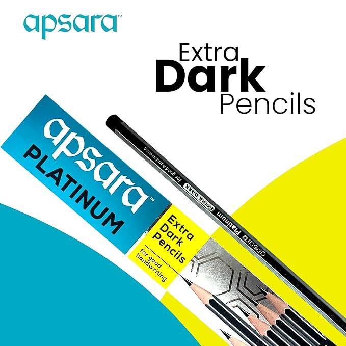 Apsara Platinum Extra Dark Pencils