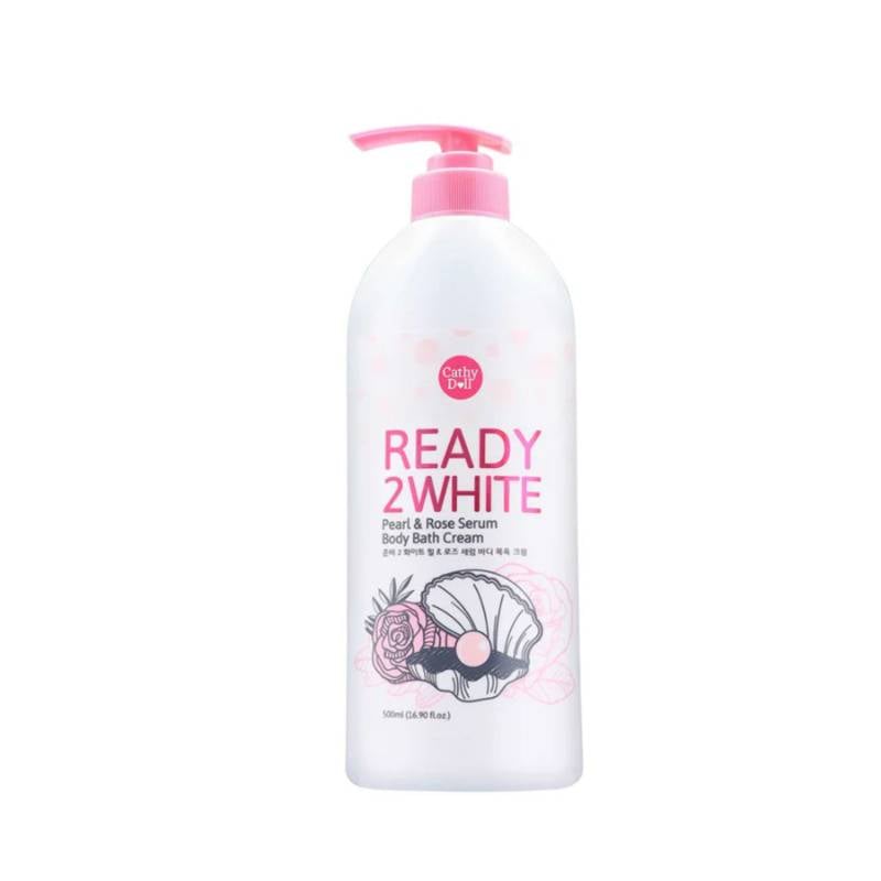 Cathy Doll Ready 2 White Pearl & Rose Serum Body Bath Cream - 500ml