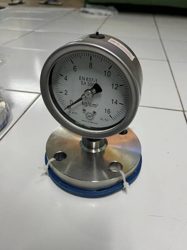 Pressure Indicator Membran 0 - 16kg (1/2 NPT)