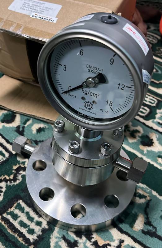 Pressure Indicator 15kg 1/2 NPT belerang