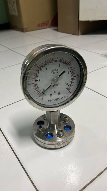 Pressure Indicator Membran 0 - 10kg (1/2 NPT)